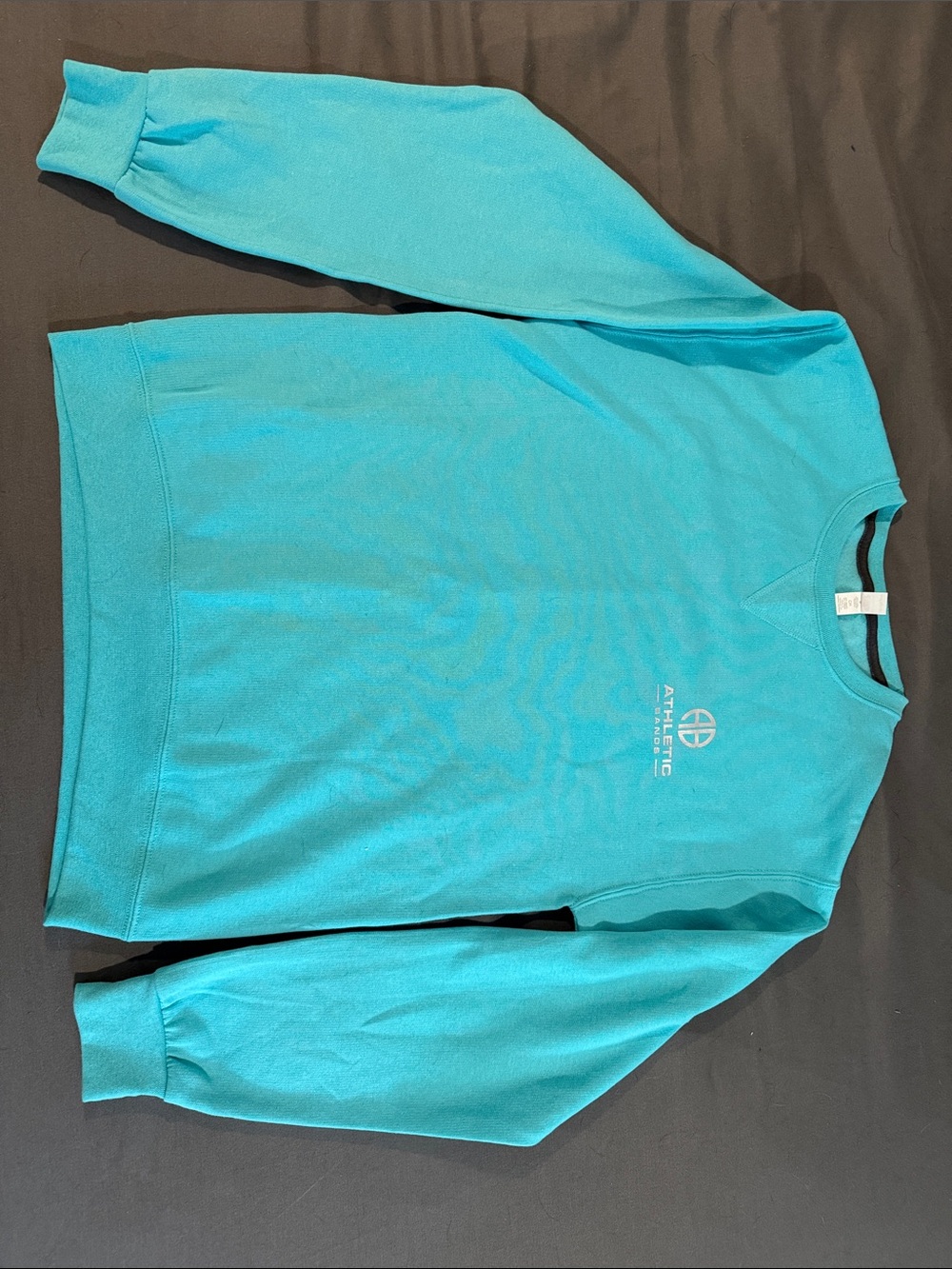 Turquoise Athletic Crewneck Sweatshirt